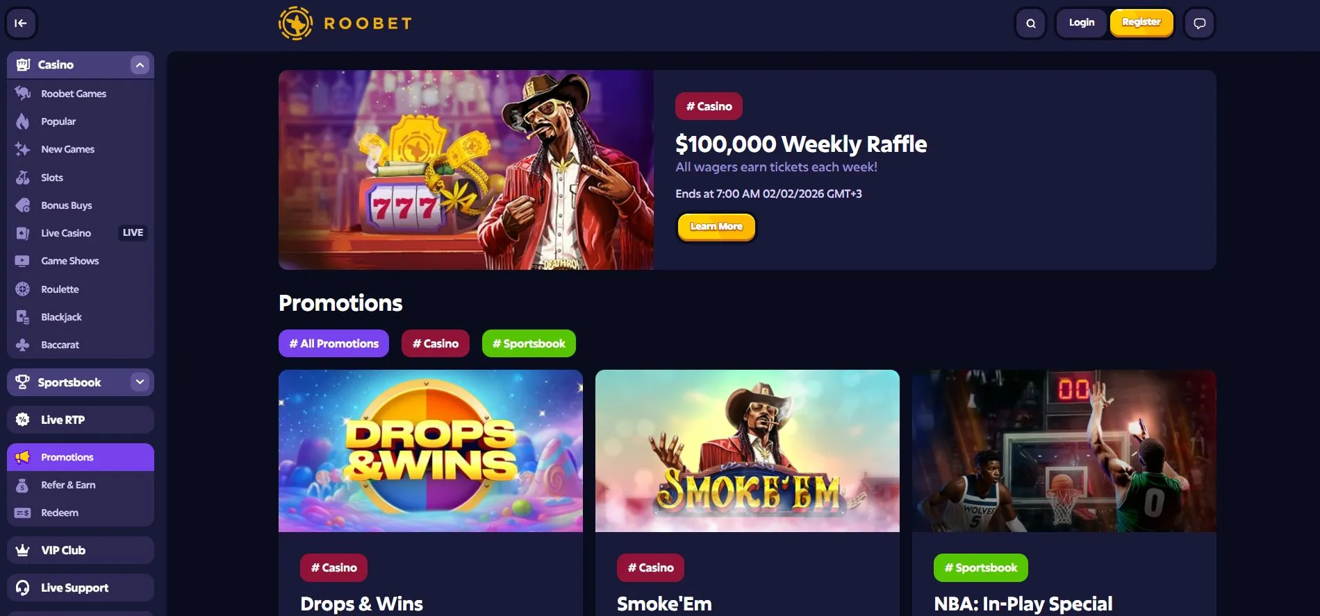 Bonustilbud og kampanjer